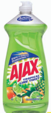 Product Illustration of Ajax Dish Liquid 28oz Lime