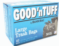 Product Illustration of Good N' Tuff  30 Gallon Trash Bag 60ct