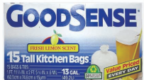 Product Illustration of Goodsense Kitchen Bag 13 Gallon Trash Bag 15ct. 