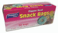 Product Illustration of Shopper's Choice Snack Bag 50ct 