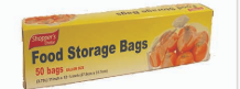 Product Illustration of Shopper's Choice Food Storage Bag  40ct 