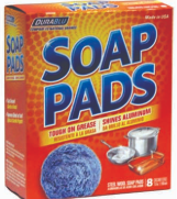 Product Illustration of Dura Blue Soap Pads 8 pk