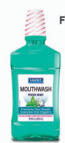Product Illustration of Lucky Mouthwash 16oz. Fresh Mint