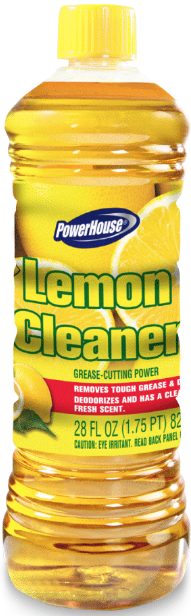 Product Illustration of Powerhouse Floor Cleaner  lemon 16oz
