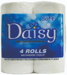 Product Illustration of  Daisy bathroom tissue 4pk