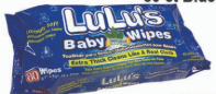 Product Illustration of Lulu's Baby Wipes 80ct. Blue