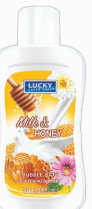 Product Illustration of Lucky Bubble Bath 20 fl oz. Milk & Honey