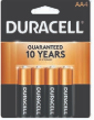 Product Illustration of Duracell AA 4 Pack