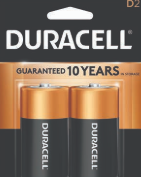 Product Illustration of Duracell D 2 Pack