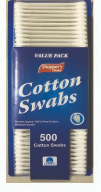 Product Illustration of Shopper's Choice Cotton Swabs 500ct.