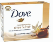 Product Illustration of Dove Bar Soap 135g/4.75oz Shea Butter