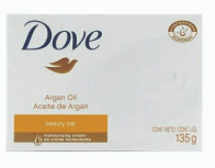 Product Illustration of Dove Bar Soap 135g/4.75oz Argan Oil
