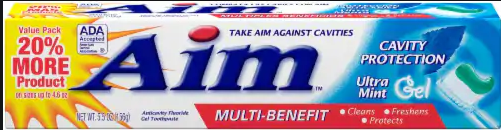 Product Illustration of Aim toothpaste Ultra Mint Gel