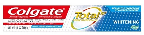 Product Illustration of Colgate Toothpaste 4.8oz Whitening Gel