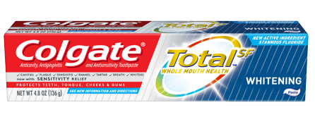 Product Illustration of Colgate Toothpaste 4.8oz Whitening Paste