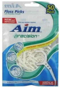Product Illustration of Aim Dental Floss Picks 50ct. 