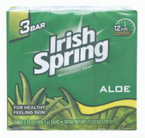 Product Illustration of 3pk Irish soap 3.75oz -  Aloe