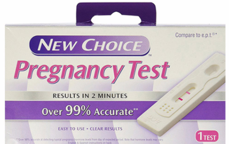 Product Illustration of New choice pregrancy test 
