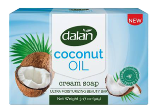 Product Illustration of Dalan 3pk Bar soap - coconut oil