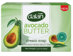 Product Illustration of Dalan 3pk Bar soap - avacado butter