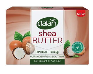 Product Illustration of Dalan 3pk Bar soap - Shea Butter