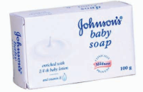 Product Illustration of Johnson & Johnson Baby soap regular 