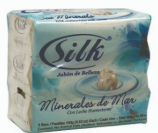 Product Illustration of Silk 3pk bar soap - 100gms - Sea Mineral 