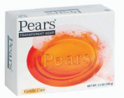 Product Illustration of Pears 3.5oz Gentle Care transparent bar soap