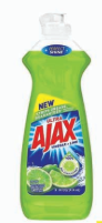 Product Illustration of Ajax Dish Liquid 14oz Lime
