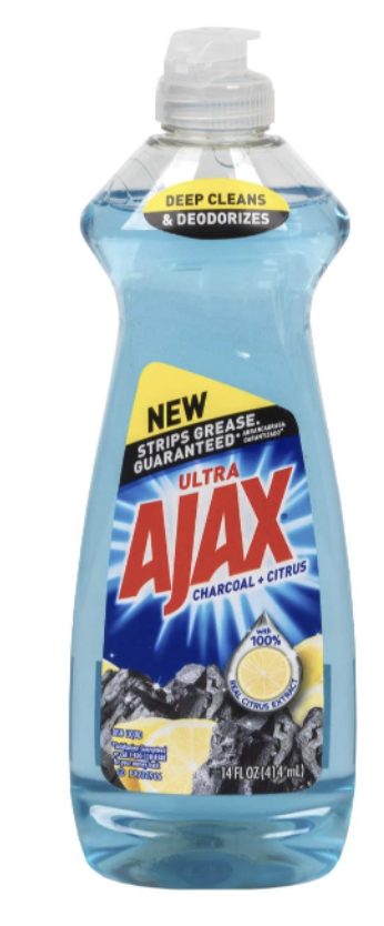 Product Illustration of Ajax Dish Liquid 14oz Charcoal