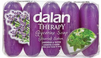 Product Illustration of Dalan 5 Pack Bar Soap Lavender & Thyme