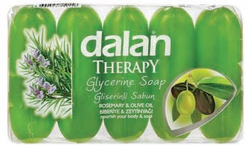 Product Illustration of Dalan 5 Pack Bar Soap Rosemary & Olive Oil