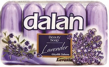 Product Illustration of Dalan 5 Pack Bar Soap Lavender
