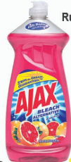 Product Illustration of Ajax Dish Liquid 28oz Grapefruit w/ Bleach