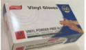 Product Illustration of Vinyl Gloves 100ct. Medium