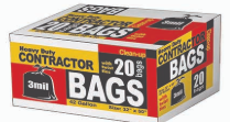Product Illustration of Contractor Trash Bags 42 Gallon 20ct.