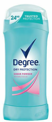 Product Illustration of Degree Deodorant 1.6oz Sheer Powder