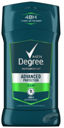 Product Illustration of Degree Deodorant 1.7oz Invisible Solid Sport