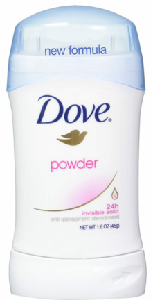 Product Illustration of Dove Invisible Solid AP 1.6oz Powder