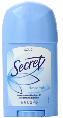 Product Illustration of Secret Deodorant 1.7oz Shower Fresh