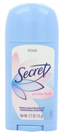 Product Illustration of Secret Deodorant 1.7oz Powder Fresh