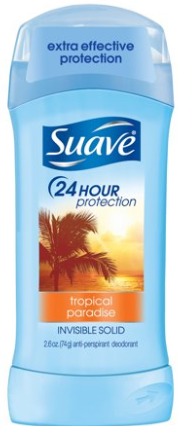 Product Illustration of Suave Deodorant 1.4oz Tropical Paradise