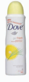 Product Illustration of Dove Deodorant Spray 150ml/5oz Grape Fruit