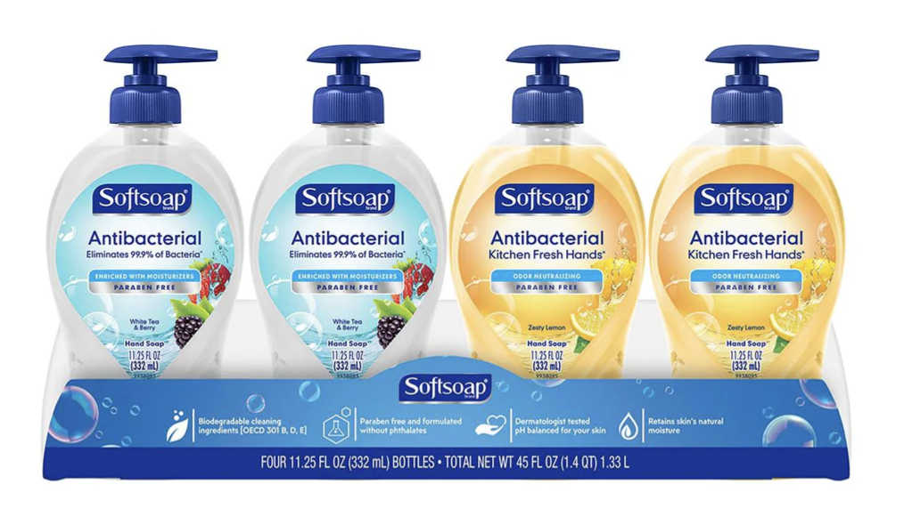 Product Illustration of Softsoap Antibacterial 11.75 oz. 4ct.