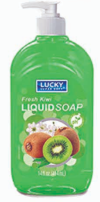 Product Illustration of Lucky Liquid Hand Soap 14 fl oz Kiwi