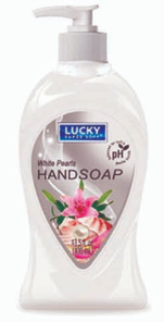 Product Illustration of Lucky Pearl Liquid Soap 13.5 fl oz White Pearls