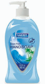 Product Illustration of Lucky Pearl Liquid Soap 13.5 fl oz Ocean Fresh