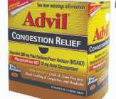 Product Illustration of Advil congestion relief 1 tab 25ct.