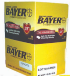 Product Illustration of Bayer 50 x 2's boxed