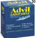 Product Illustration of Liquid-gel advil 50/2's
